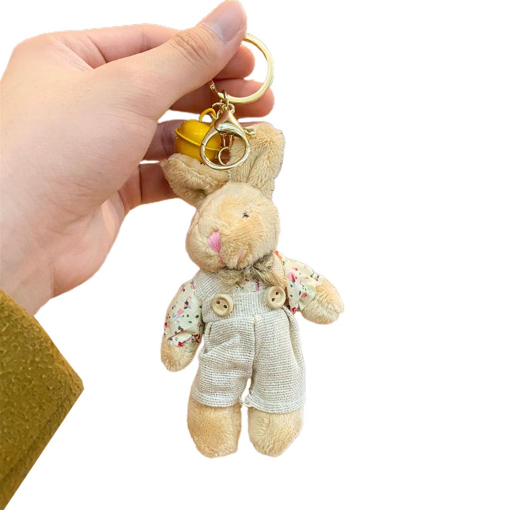 Милый плюшевый брелок-мишка, мягкие игрушки, брелок-подвеска, пушистый шарм для кошелька, рюкзака, сумочки