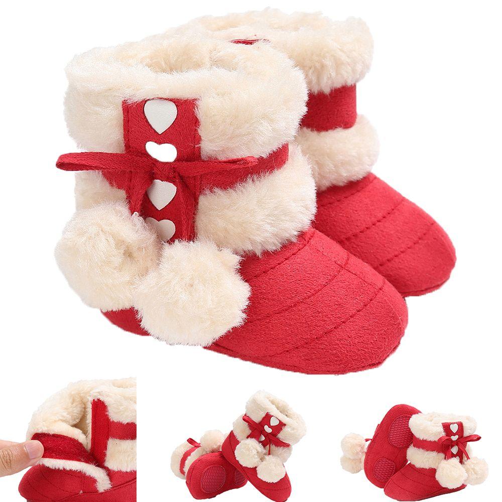 Prewalker Newborn Toddlers First Walkers Baby Shoes Infant Warm Boots