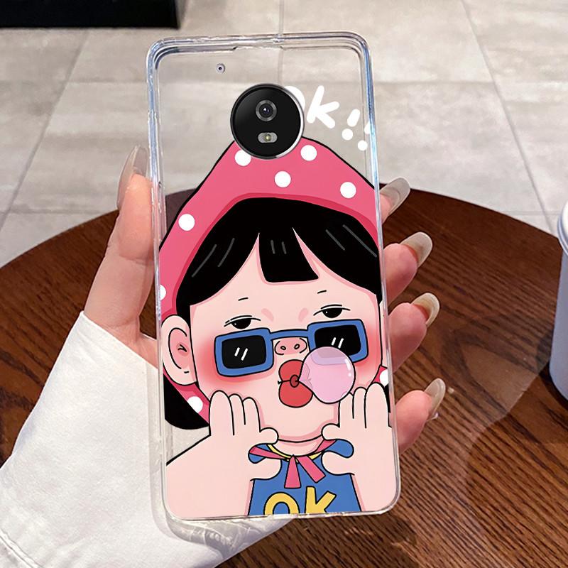 Case For Motorola Moto G5/Moto G5 Plus/Moto X 2017/Moto G5S/Moto G5S Plus Clear Silicone Soft TPU Cover Cute Cat Protective Case