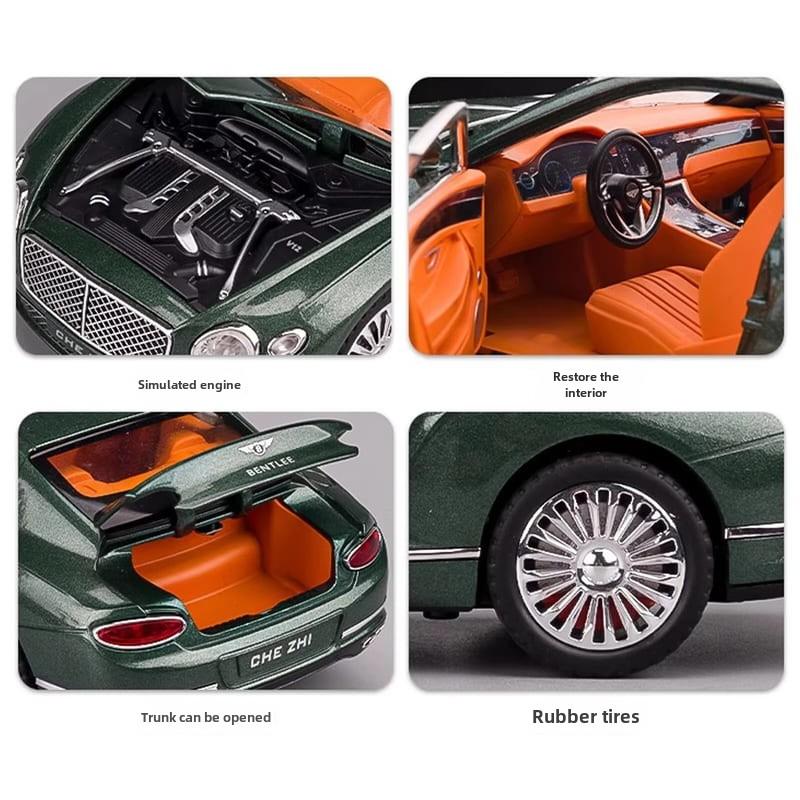 Новый 1:24 Имитационная модель автомобиля, литой под давлением сплав, детская игрушечная коллекция машин, игрушечная машинка с инерционным механизмом, подходит для мальчиков, подарок со звуком и светом