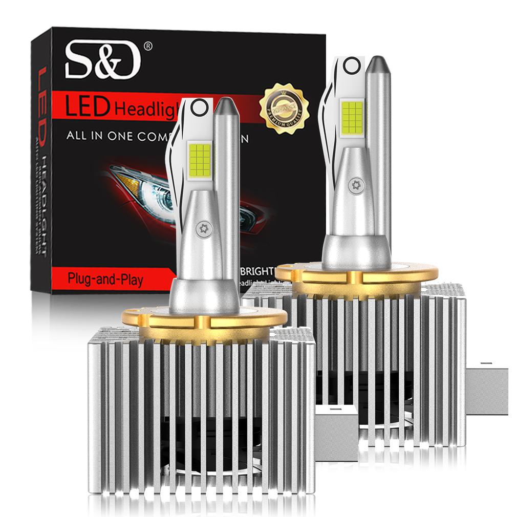 2 шт. D1S D3S светодиодные фары 360 светодиодов HID D2S D4S D5S D8S Canbus D1R D2R D3R D4R D5R D8R ксеноновые лампы турбо автомобильная лампа 110 Вт 70000 лм светильник Plug&Play