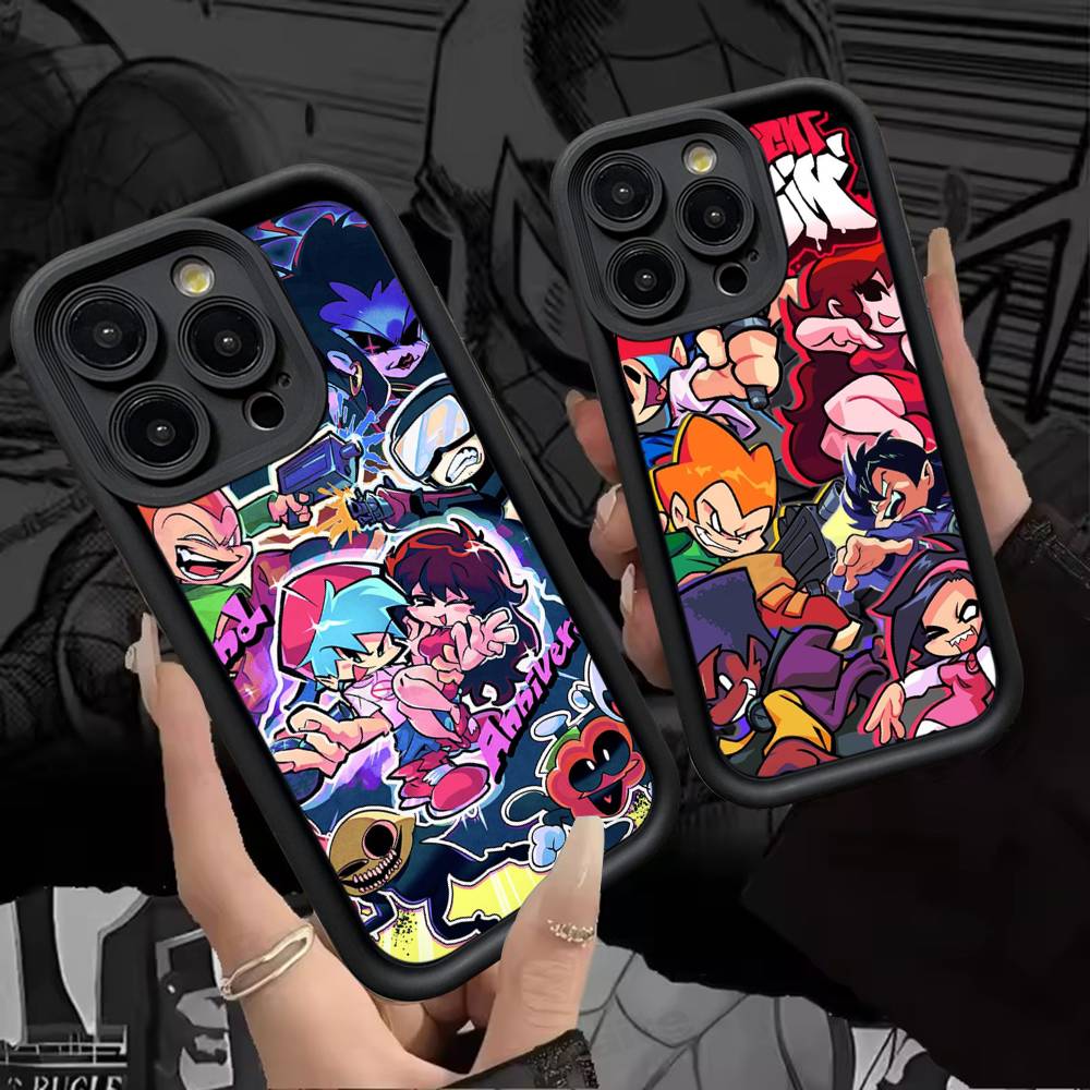 Игровой чехол для телефона Friday Night Funkin для iPhone 17 16 15 13 11 12 14 Pro Max Plus Силиконовый чехол