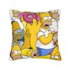 Pillow Case Funny SSimpsons The Scream Parody Custom  Pillow Cover For Wedding Party Home Decor Vintage Pillowcases