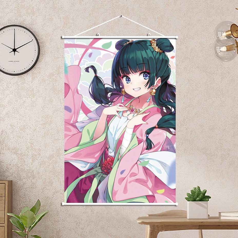 Anime The Apothecary Diaries Hanging Scroll Decorative Painting 60x90cm