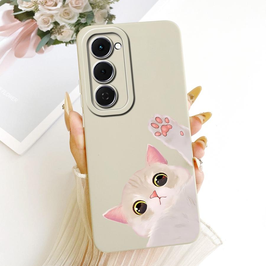 Чехол для Tecno Spark 40 Pro Plus Модный Цветок Мягкий Силикон Защитная Крышка для Линзы Для Tecno Spark 40Pro 40C Spark 40Pro+ Чехол