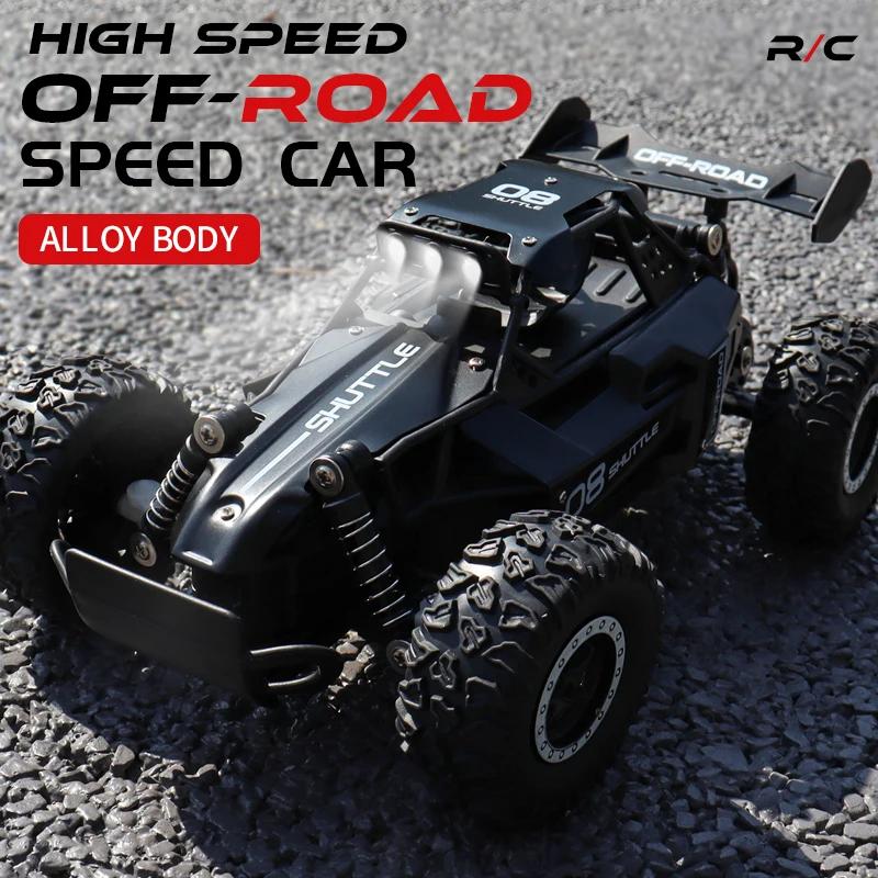 2WD 1:16 RC Car 2.4G Off Road Remote Control Cars Radio Buggy Truck Racing Climbing Drift со светодиодными огнями для детей и мальчиков, игрушки в подарок