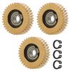 3 PCS Electric Bicycle 36T Motor Gears Light Weight 38mm Copper Bicycle Motor Gear Set for Scooter