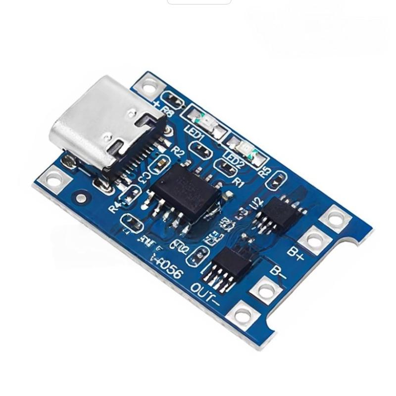 10/20/50/100Pcs TP4056 1A Lithium Battery Charging Board Module Type C USB Interface Charge Protection 2 In1