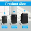 ProCase Gadget Waterproof EVA Large Stores MacBook Magic Mouse USB Flash SD PC Peripheral Accessory Bag Black Pouch, Material, Capacity, 3-Layer