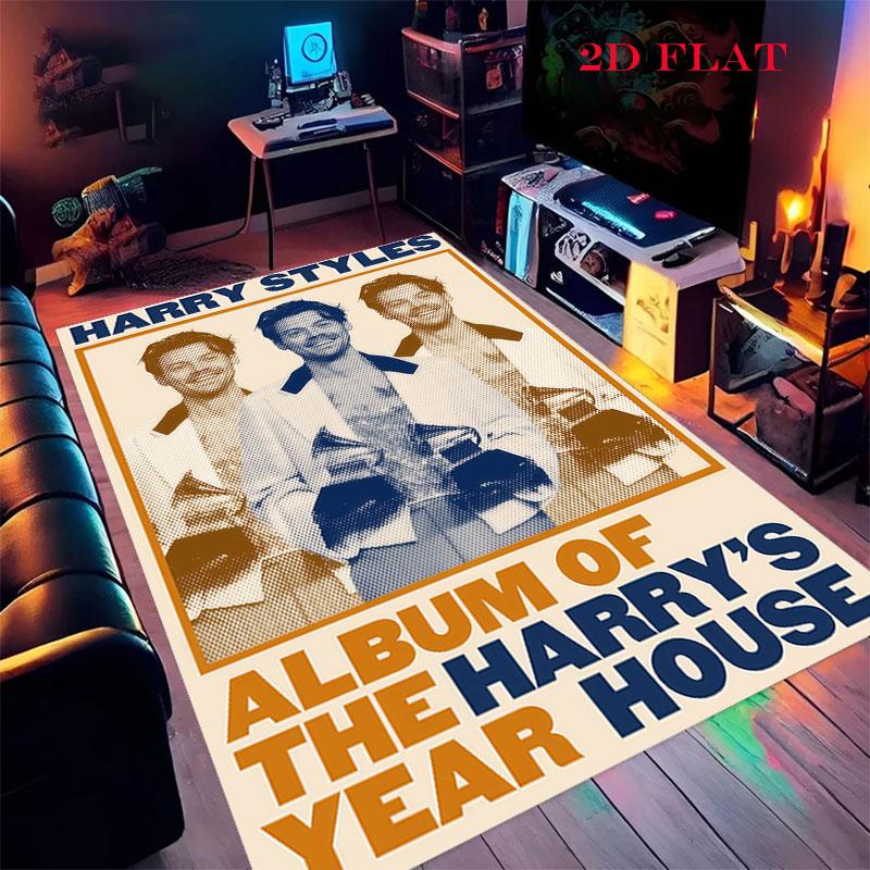 Harry Styles Carpet Rug for Living Room Bedroom Home Sofa Decoration,Kids play Nonslip Floor Mat