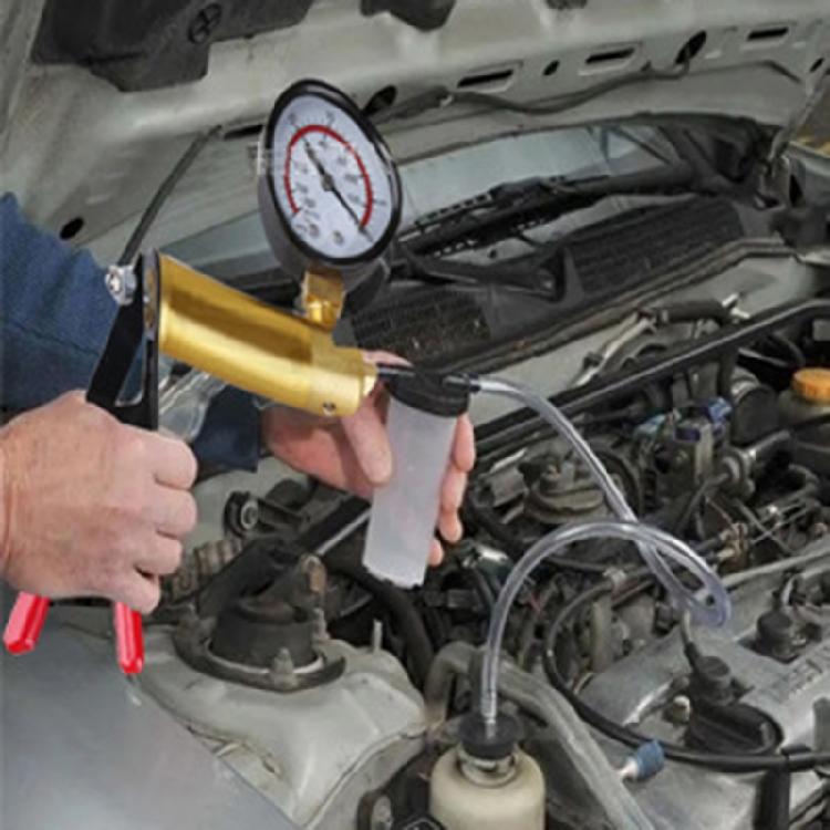 Ручной Вакуумный Насос для Тормозов, Адаптеры для Спуска Воздуха, Резервуар для Жидкости, Тестовый Спуск