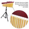 36 Bells Barchime Chime Bar Wind Chime Gold Single-Row Solid Aluminum Alloy Bar Chimes Windchime