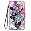 Fashion Painted Pattern Cover Lanyard Flip Leather Case For iPhone Samsung Huawei Honor Xiaomi Redmi OPPO Realme Moto Asus