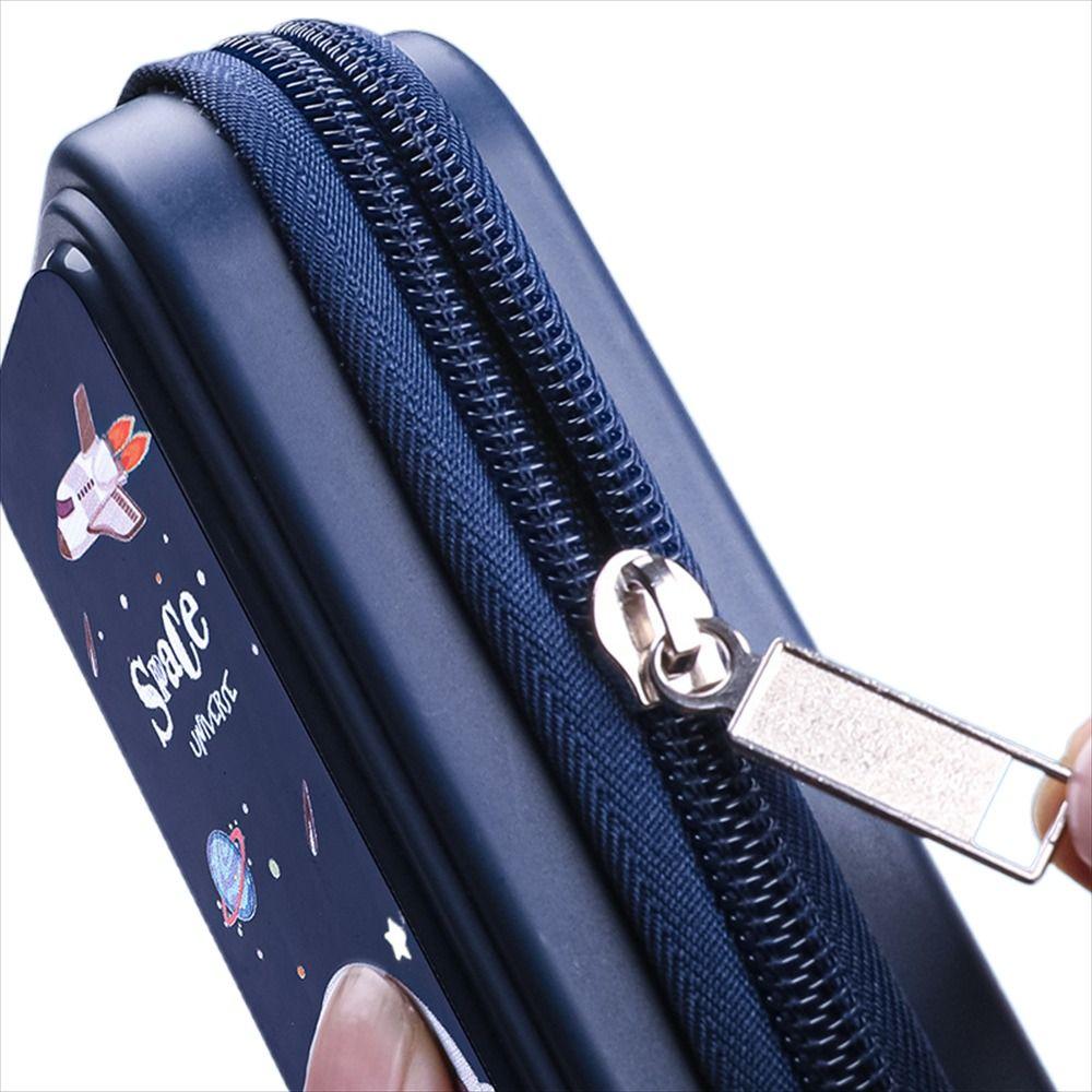 Waterproof Astronaut Pencil Case Space Pencil Box Kids Gifts Stationery Box Boys Girls