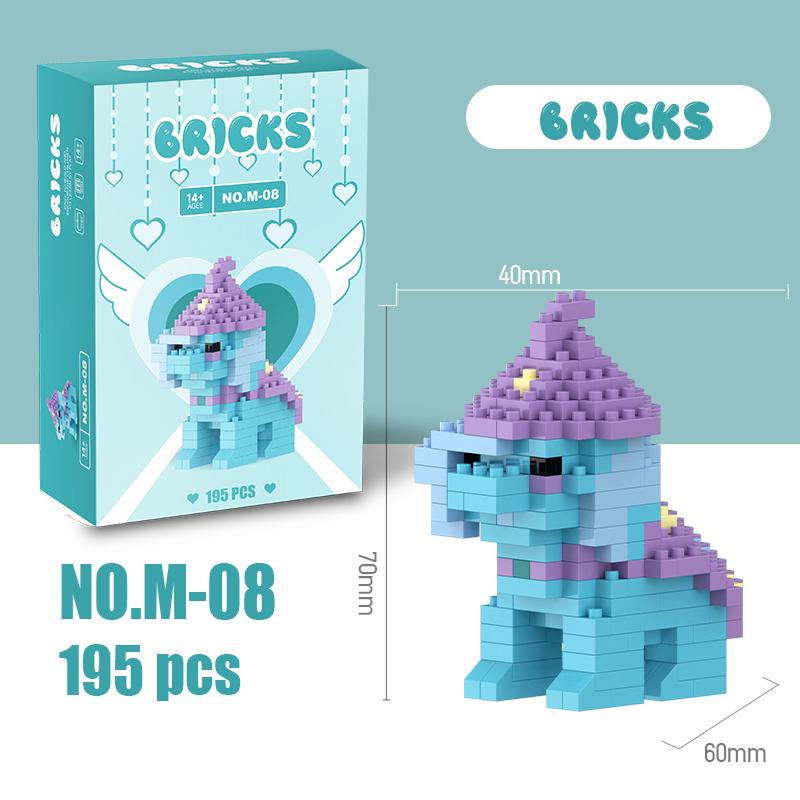 My Little Pony Строительные Блоки Лего Девочки из Эквестрии Фигурка Твайлайт Спаркл Строительные Блоки Мультяшный Персонаж Игрушки Для Детей