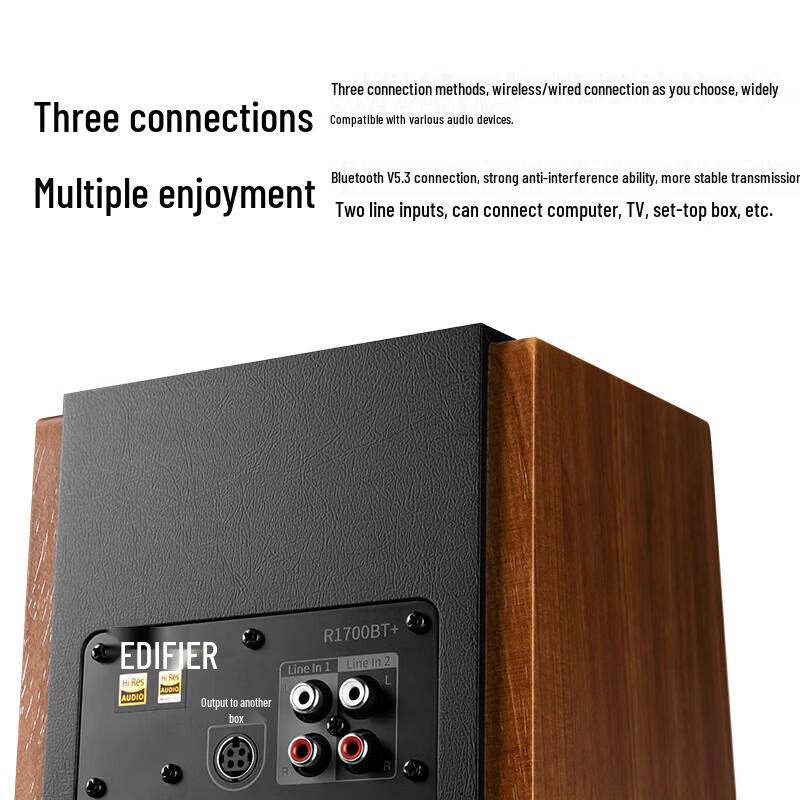 Edifier Настольные Bluetooth-колонки R1700BT+ Штепсель CN (адаптер в комплекте) (Китайская версия)