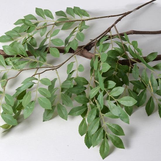 Поддельные растения, модные, реалистичные, с несколькими развилками, искусственные листья вяза, свадебные украшения для дома, имитация зеленого растения, искусственные растения, садовые принадлежности