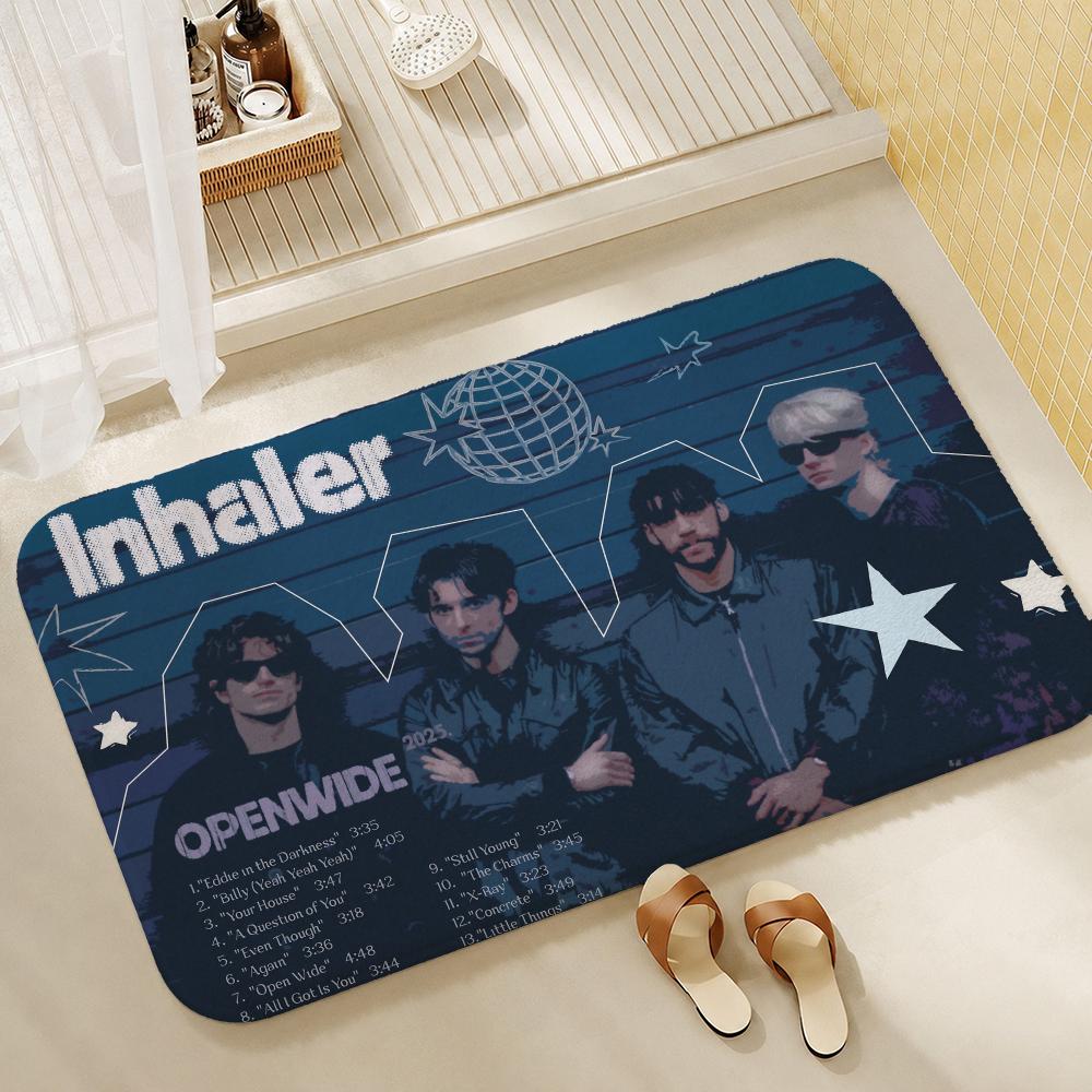 Коврик для душа Band-InhalerS, Коврик для ног в душе, Прикроватный коврик, Впитывающий коврик для прихожей, Мягкий, Нескользящий