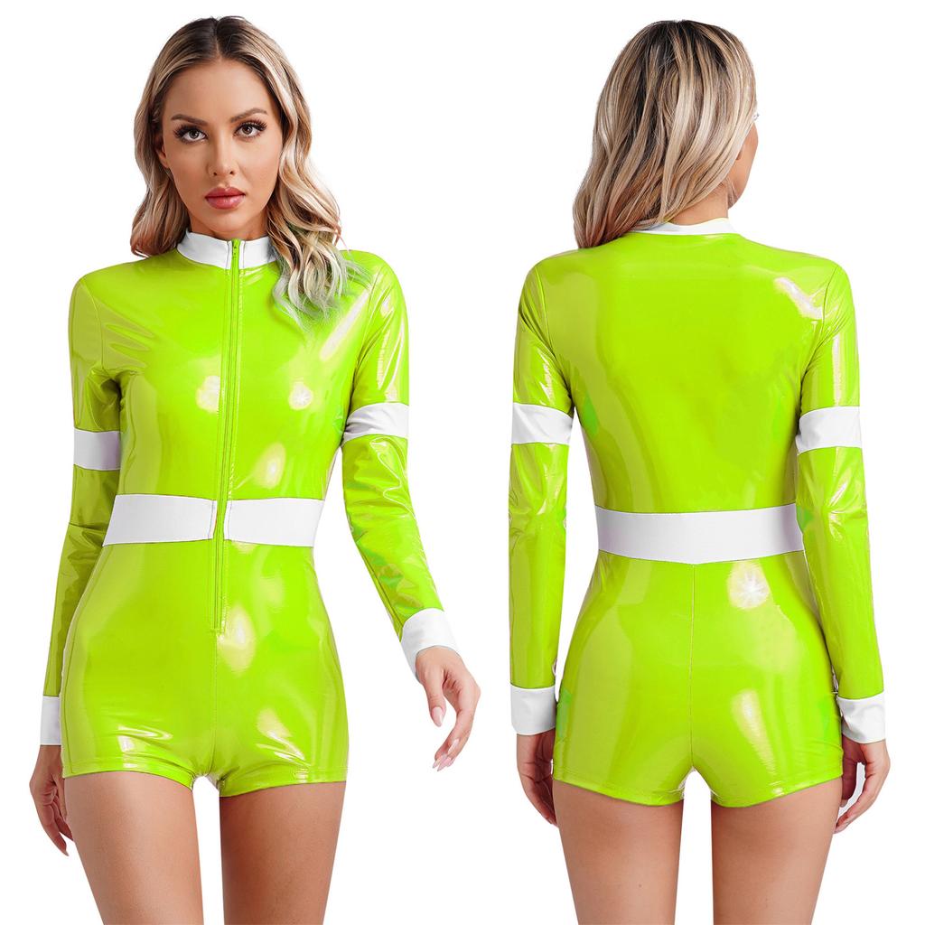 Женский сексуальный обтягивающий облегающий комбинезон, костюм пожарного, косплей, шорты для мальчиков, кожаный костюм для маскарада, карнавала