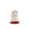 Nike Air Force 1 07 Sail Gym Red Embroidered Swoosh Unisex Sneakers Cream Coconut-Milk Flat-Pewter FV0392-101