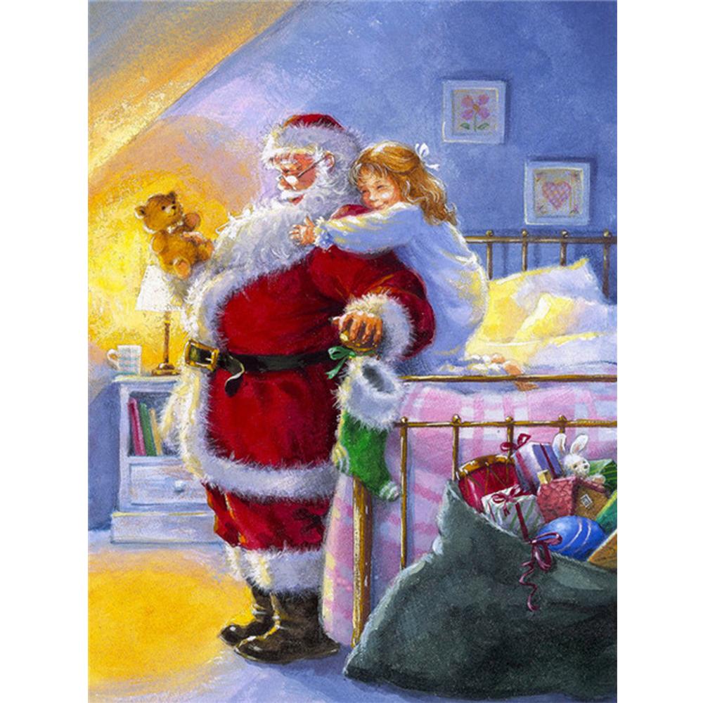 5D DIY Алмазная картина Дети Стразы Картина Новое поступление Алмазная вышивка Мультфильм Мозаика Рождественские украшения