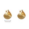 Fashion Jewelry Niche Design Stud Earrings Women Frosted Earrings Korean Style Earrings Ear Buckles