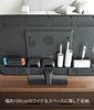 Yamazaki Jitsugyo TV Back Rack Wide 100 Black W100 xx H3cm Smart Router Storage Cable Storage 3631 Приблизительно. Д8.2