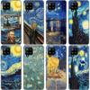 Van Gogh Starry Sky Art Case For Samsung Galaxy A12 A02S A22 A32 A52 A72 A71 A51 A41 A31 A21 A11 A50 A70 A10S A20S Black Cover