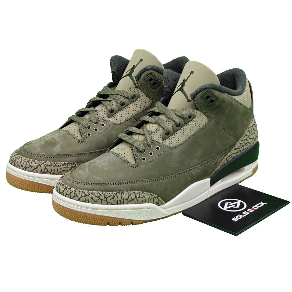 Air Jordan 3 Retro Family Affair Оливково-зеленый DN3707-202