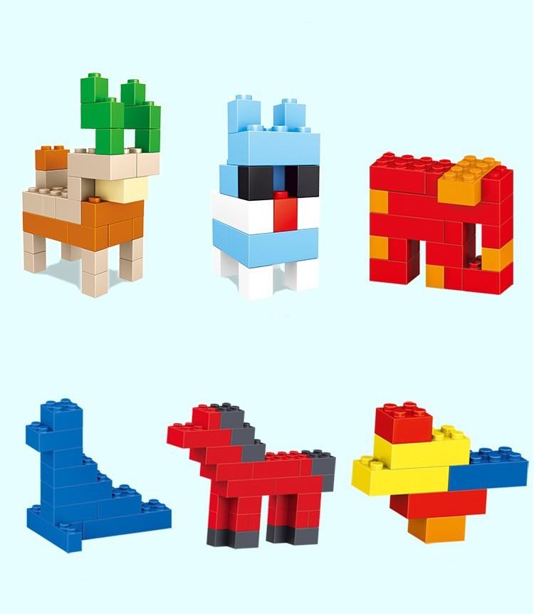 Массовые строительные блоки, 16 цветов, 500 г, 300 шт., детские развивающие игрушки, сделай сам, бесплатная сборка, креативный подарок, минифигурка