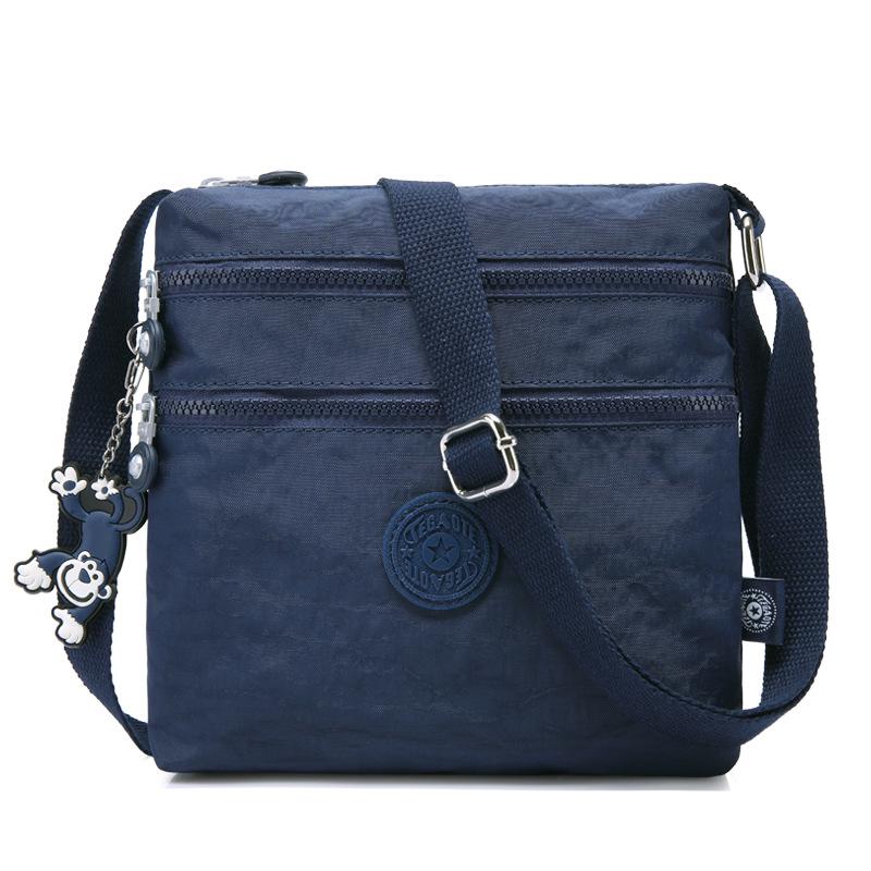 Versatile Lightweight Water-Repellent Nylon High-Top Shoulder Messenger Bag