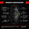 Luminox - Navy Seal XS.3517.NQ. Set - Men's 45mm Watch - Military Dive Watch In Black/Green with Date Function - Water Resistant To 200m - Swiss Made,