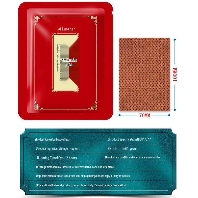 Имбирный полынный согревающий пластырь для колена, шеи, плеча, поясницы и суставов