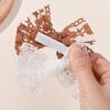 2Pcs/Set Cute Solid Lace Cutout Bowknot Hair Clips for Baby Girls Handmade Bows Hairpin Barrettes Headwear Kids Hair Accessories
