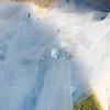 Romantic Tulle Table Runner Semi-Transparent Lace Table Runner  For Table Decoration