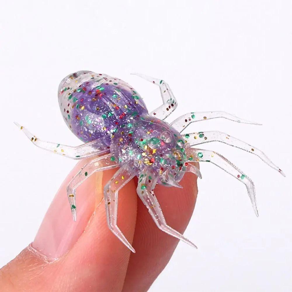 5 шт. устойчивая к укусам мягкая приманка-паук реалистичная приманка-червь искусственная мягкая приманка для рыбалки на открытом воздухе