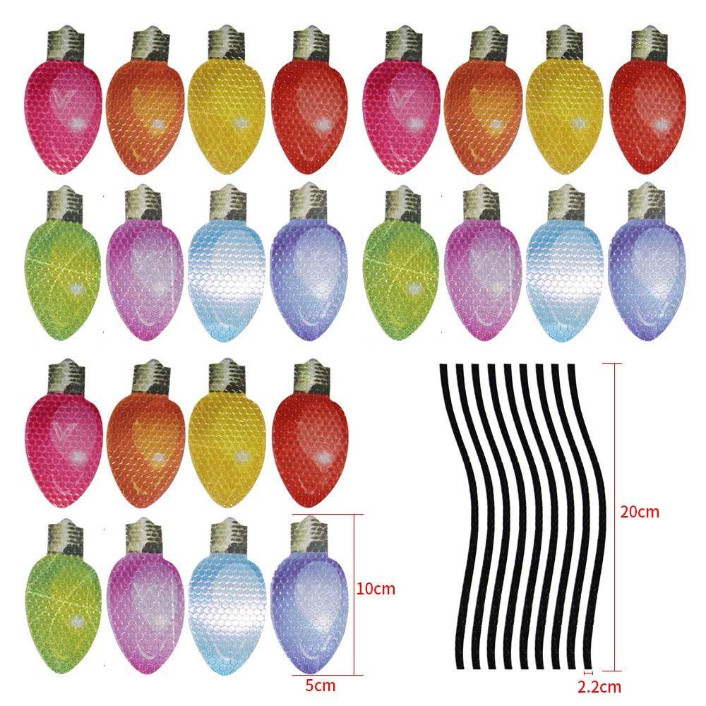 Внешние аксессуары, Стайлинг автомобиля, украшение, магнитная светоотражающая наклейка, рождественские наклейки из ПВХ