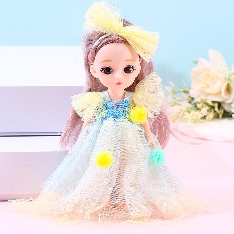 17см Многосуставная Кукла Барби для переодевания Ручная игрушка для девочки