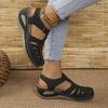 New Summer Women Wedge Sandals Premium Orthopedic Open Toe Sandals Vintage Anti-slip Leather Casual Female Platform Retro Shoes
