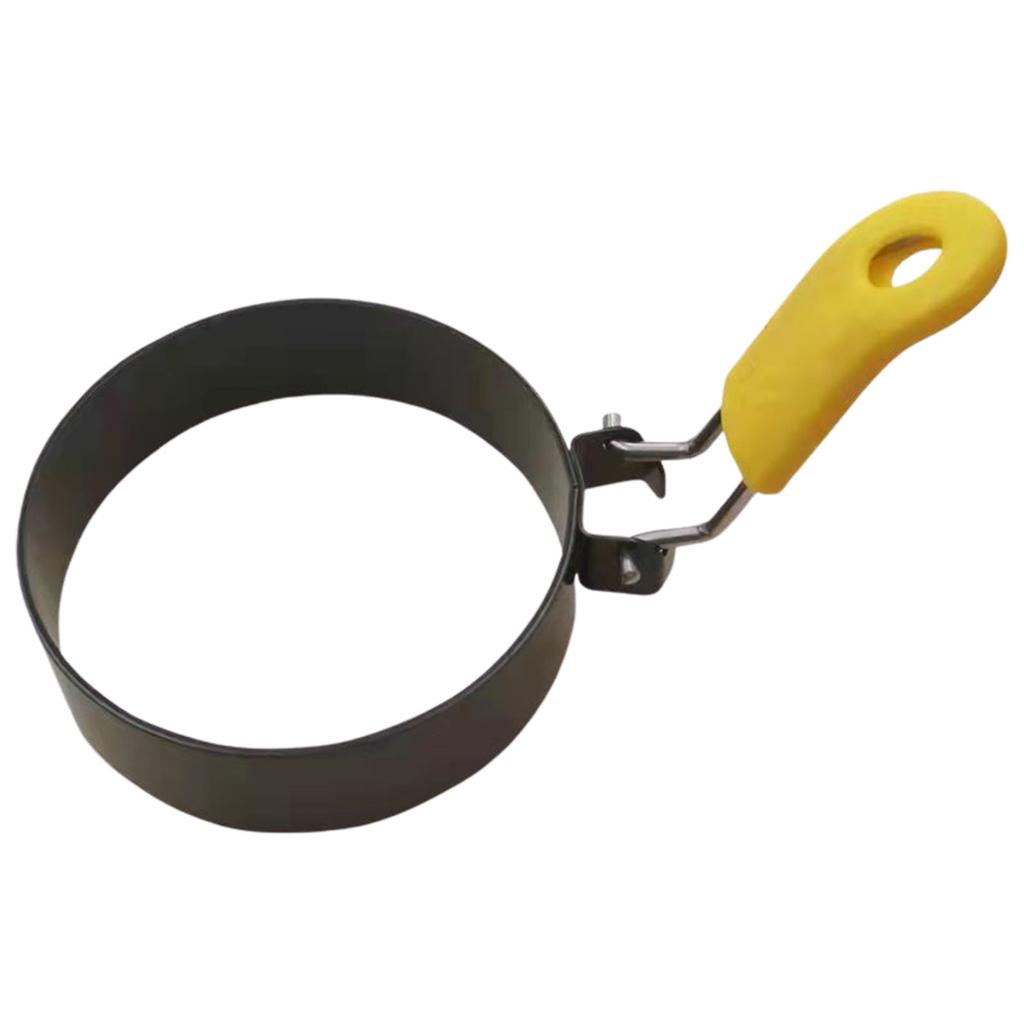 Кольцо для яиц со складной ручкой, кольца для яиц в форме сердца из нержавеющей стали для жарки яиц, английских кексов, приготовления сэндвичей на завтрак, бургеров