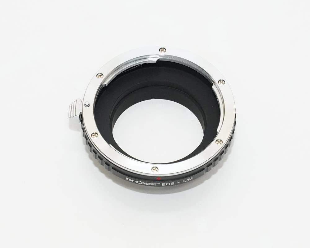 КОНЦЕПТ Адаптер объектива Canon EOS EF к креплению Leica M с салфеткой для объектива K&F (EF-S) эф-лм (КФЛМ)