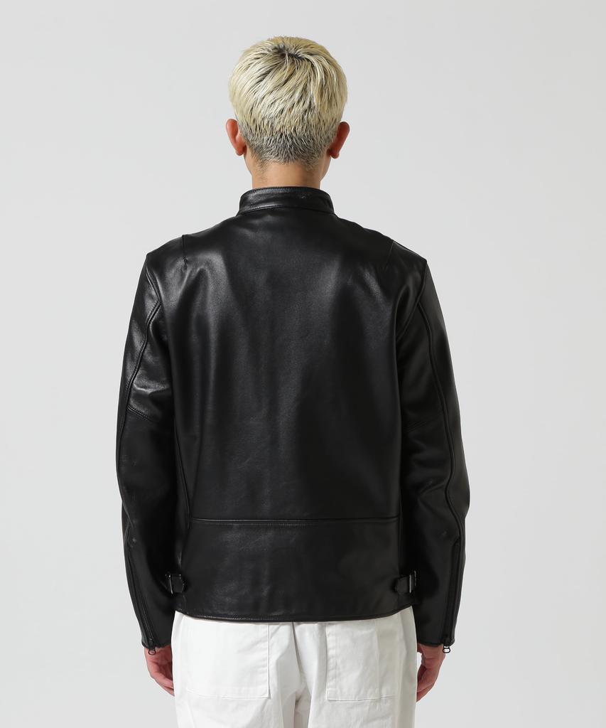 Avirex COMFORTABLE SINGLE RIDERS JACKET, Men's XL, 010, Black, 783-3250065