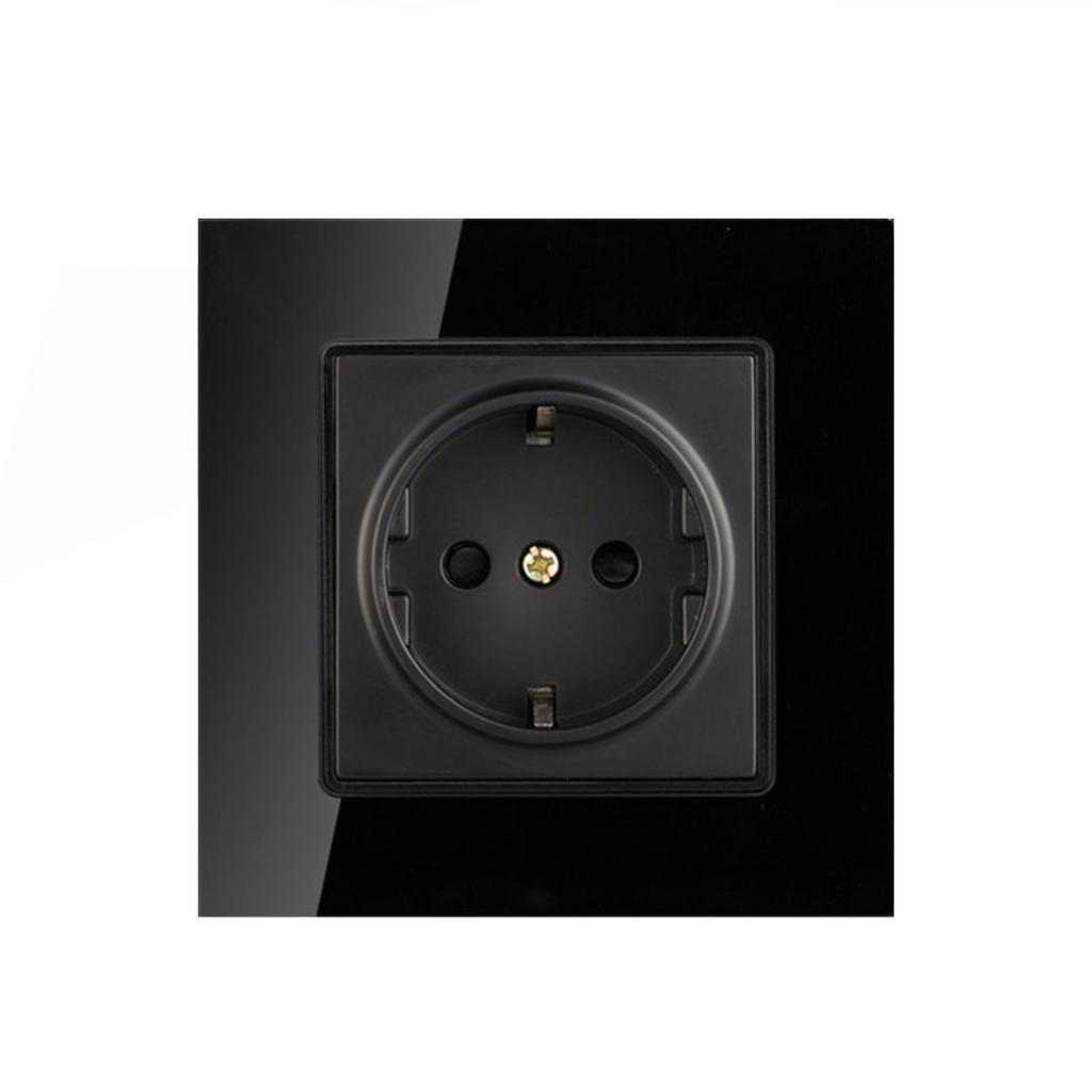 Европейский стандарт настенная розетка панель с круглым отверстием панель розетка