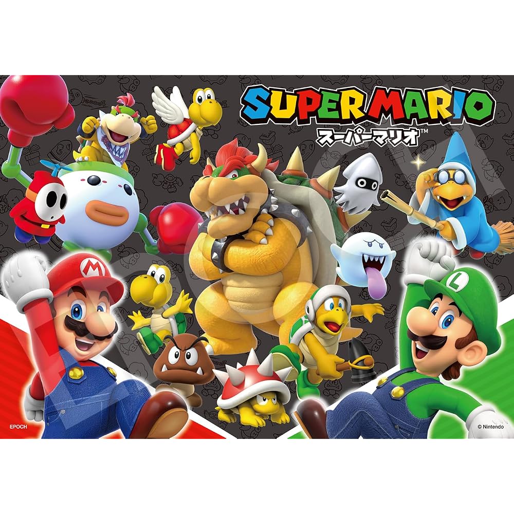 Epoch (EPOCH) 72/81/96 piece first jigsaw puzzle Nintendo Super Mario 62-309 3 puzzles with sampl...