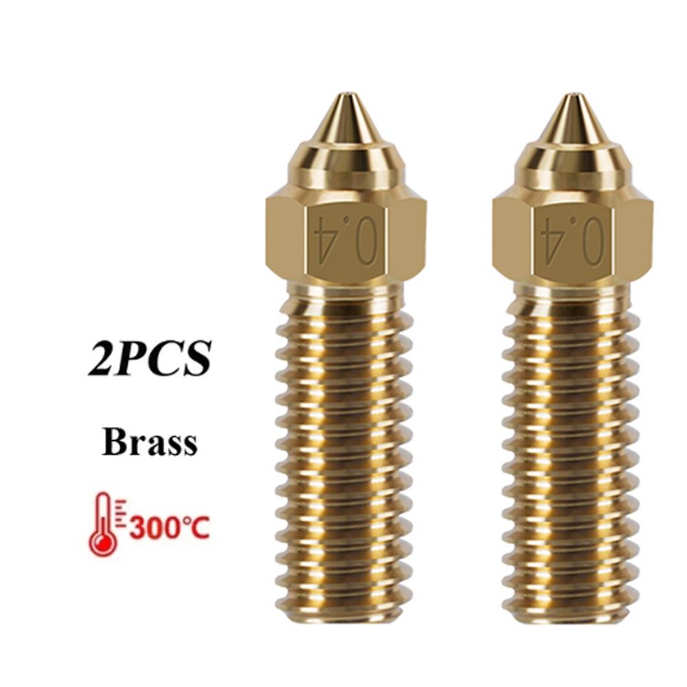 High-speed Volcano Nozzle Brass Copper Plated Hardened Steel For Creality K1/K1 Max/ Anycubic Vyper/Kobra / Sovol Sv06 Plus/Sv07