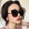 New Large Frame Sunglasses, Big Face, Trendy Sunglasses, Retro and Fashionable Outdoor UV Resistant Glasses