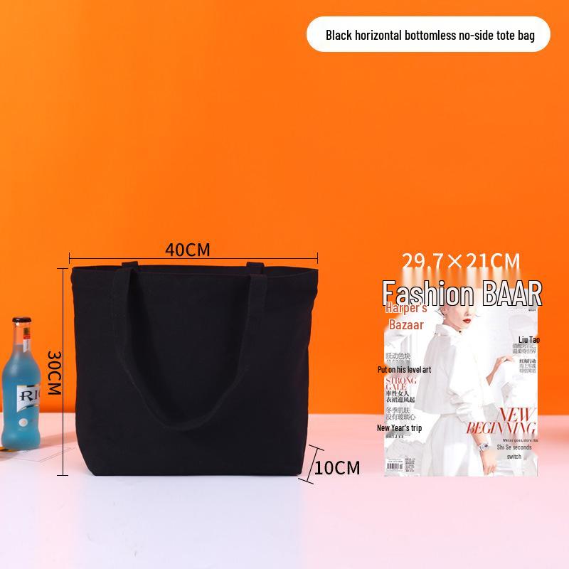 Высококачественная холщовая сумка-тоут с индивидуальным логотипом - Белая, Пустая, Персонализированная печать