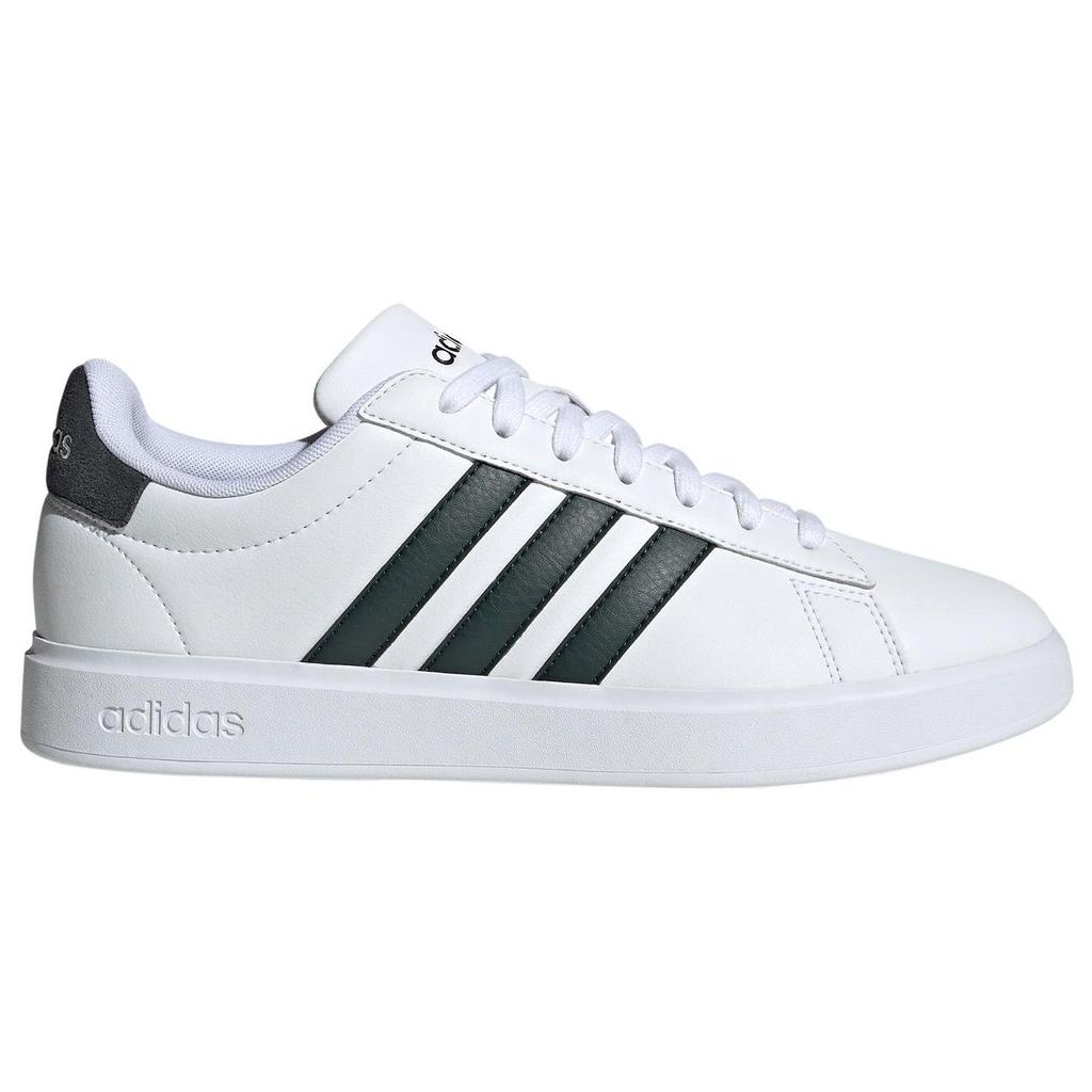 Adidas Neo Grand Court 2 Non-Slip Durable Low-Top Sneakers Unisex Sneakers Black White GW9204