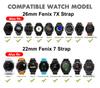 22 26mm QuickFit Silicone Strap for Garmin Fenix 7 7X 6 6X Pro 5 5X Plus Smart Watch Band Sports Breathable Bracelet for Fenix 7