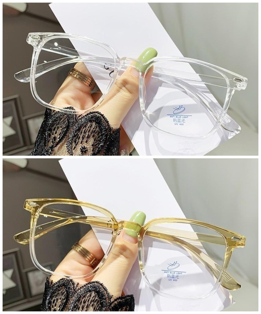 Korean Anti Blue Light Blocking Round Frame Glasses Anti-fatigue Spectacles Fashion for Men/Women Radiation Protection